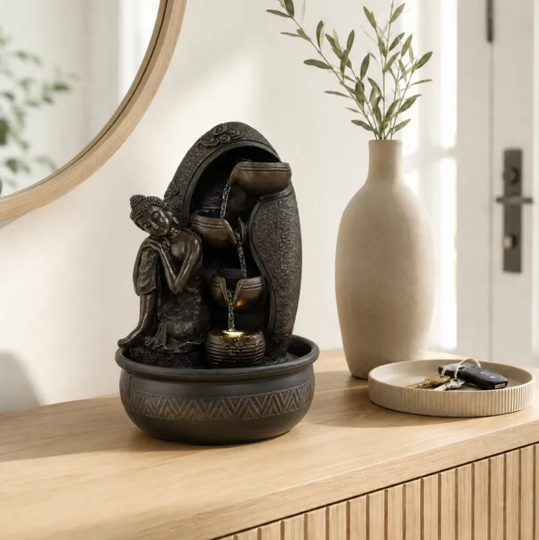 Fontaine d'intérieur bouddha krishna
