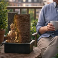 Fontaine d'intérieur zen bouddha jati