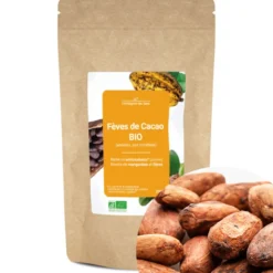Fèves de cacao bio - 200g (entières, non torréfiées) - riche en antioxydants