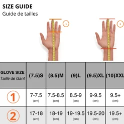 Gants fins tactiles active light tech m