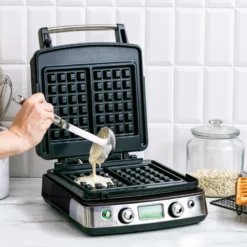 Gaufrier inox triply revêtement céramiqu