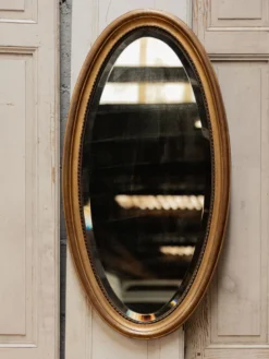 Georges, le miroir ovale doré n°1007