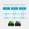 Gilet hana nylon vert l xl