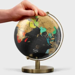 Globe terrestre à gratter