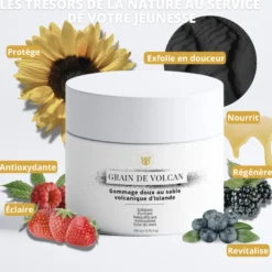 Gommage grain de volcan – peau douce & éclat retrouvés