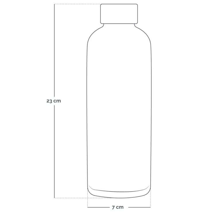 Gourde isotherme 500ml - bleu