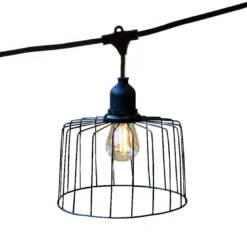 Guirlande cage métal nema 10xe27 6m