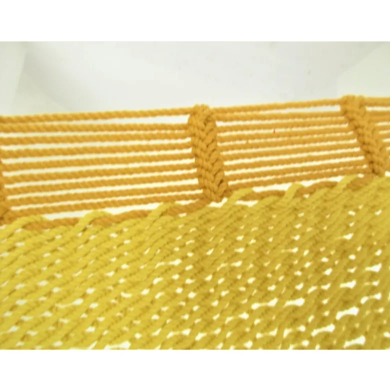 Hamac chaise filet jaune