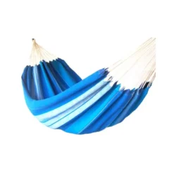 Hamac double indien bleu