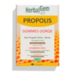 Herbalgem - gommes gorge propolis - bio