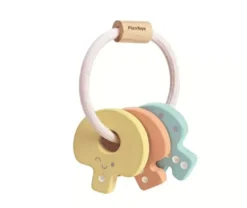Hochet clés pastel
