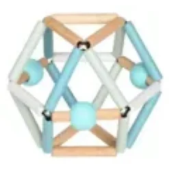Hochet en bois grabber blue snow
