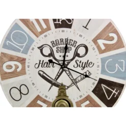 Horloge ancienne balancier barber shop