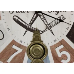 Horloge ancienne balancier barber shop