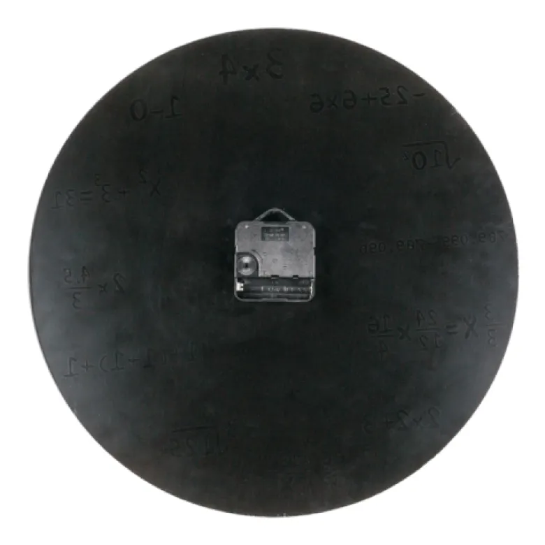 Horloge en verre mathematic 35 cm