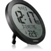 Horloge murale radio-pilotée kienzle avec température intérieure noir