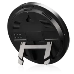 Horloge murale radio-pilotée kienzle avec température intérieure noir