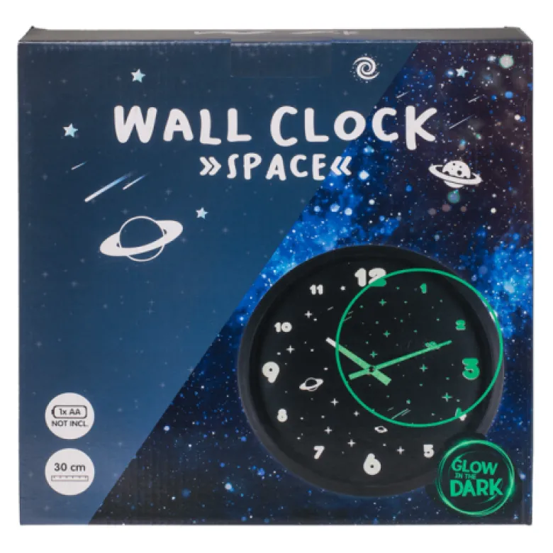 Horloge murale spacelite 29 cm