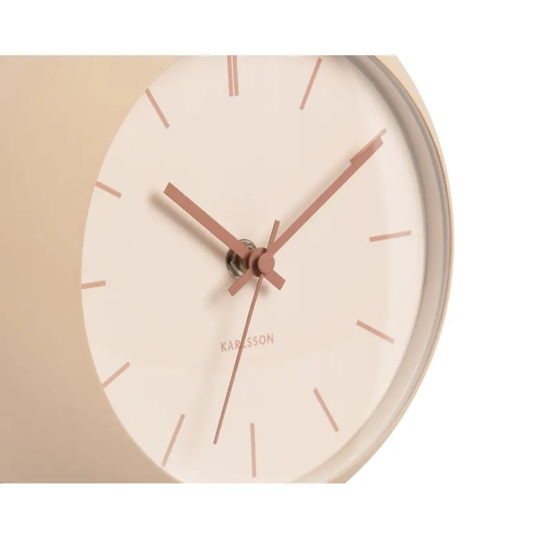 Horloge à poser nirvana globe beige