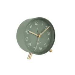 Horloge réveil en métal lofty - diam. 11