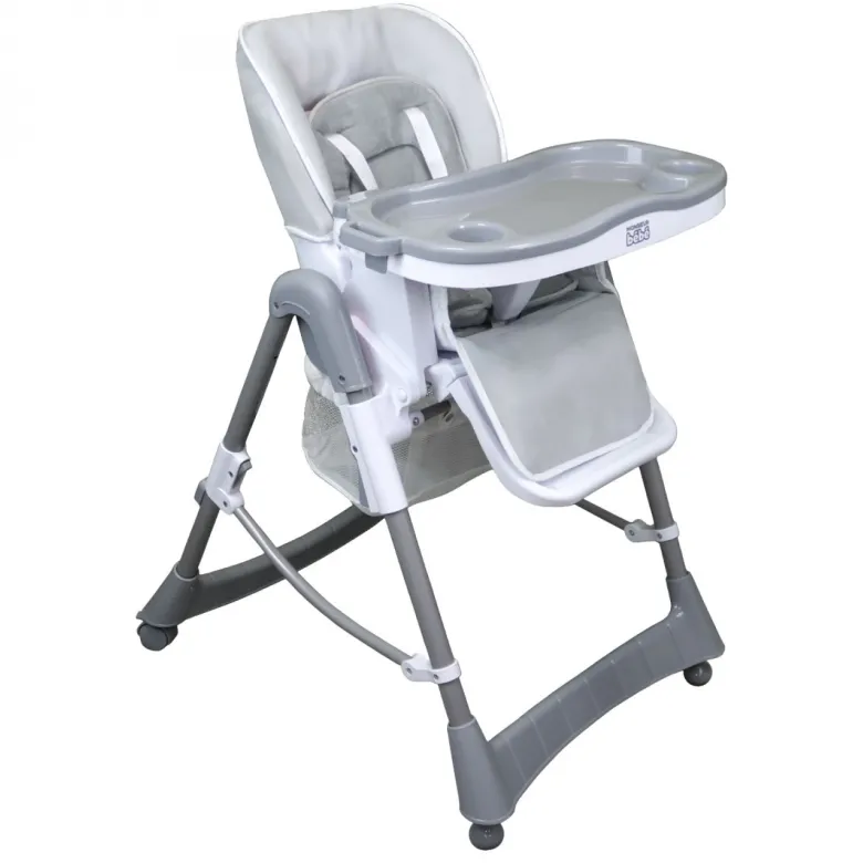 Housse d'assise grise - chaise haute