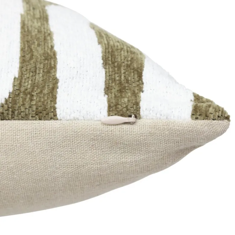 Housse de coussin 30x50 kaki