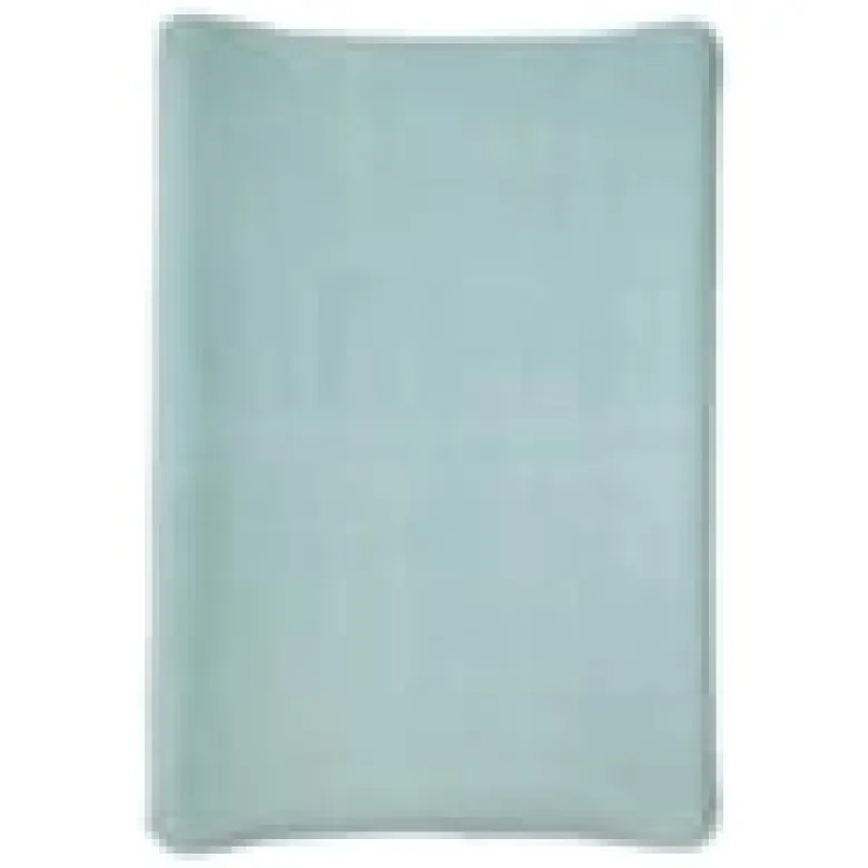 Housse pour matelas à langer bleu vert en éponge 50x70 cm