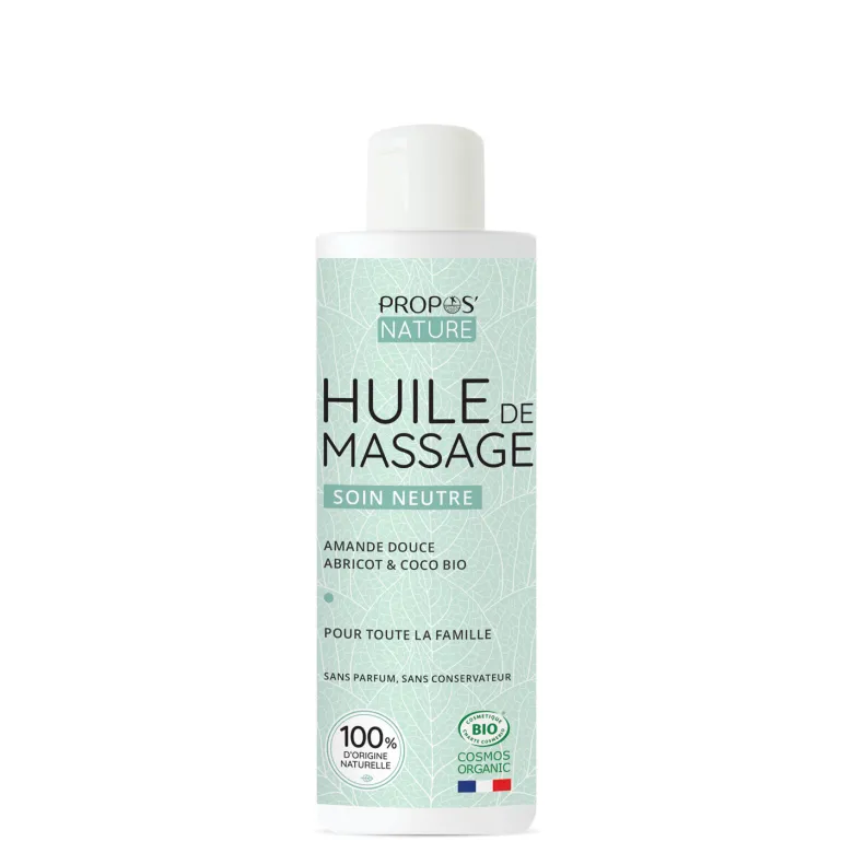 Huile de massage neutre - 200 ml