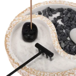 Jardin zen asiatique - yin yang