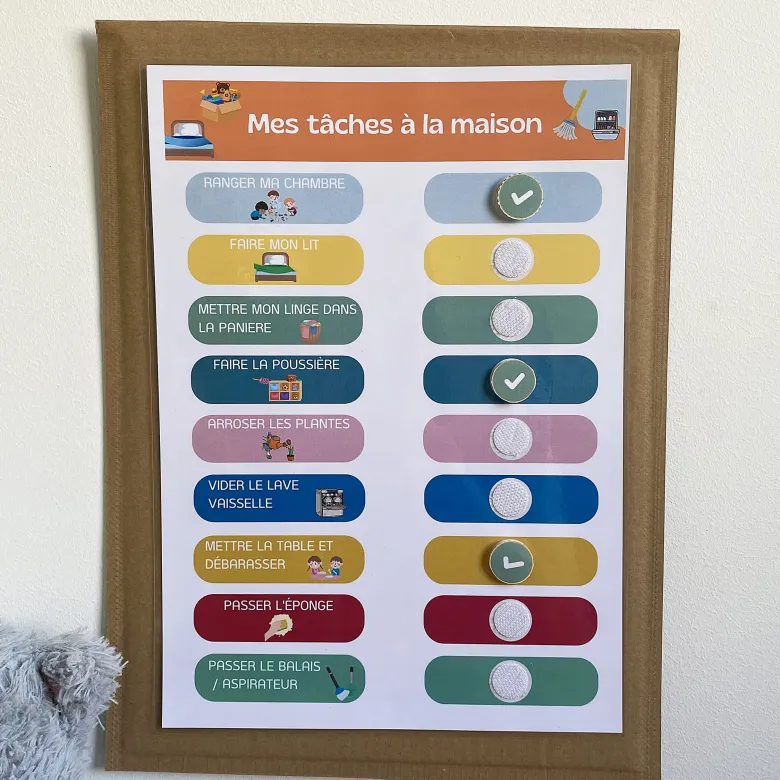 J'effectue quelques tâches à la maison