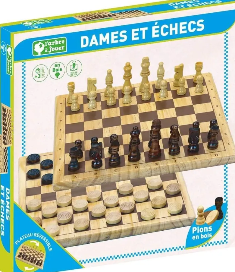 Jeu de dames et d'echecs