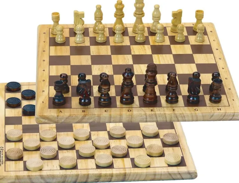 Jeu de dames et d'echecs