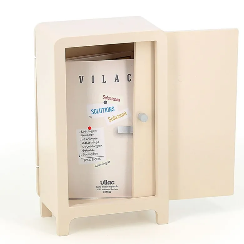Jeu de logique en bois le frigo