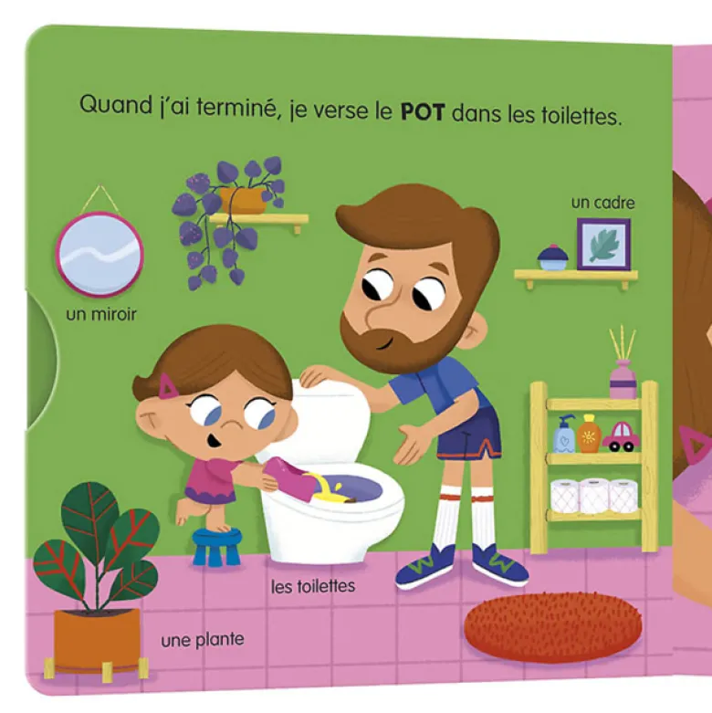 Je vais sur le pot