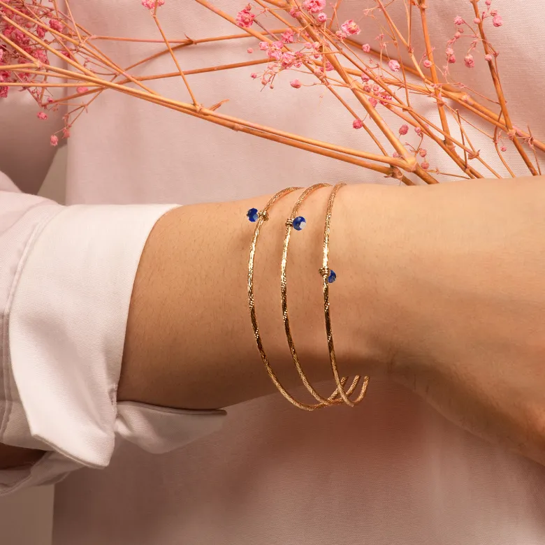 Jonc lapis lazuli - pampille