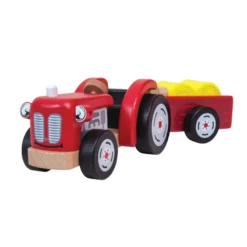 Jouet de véhicule tracteur et remorque
