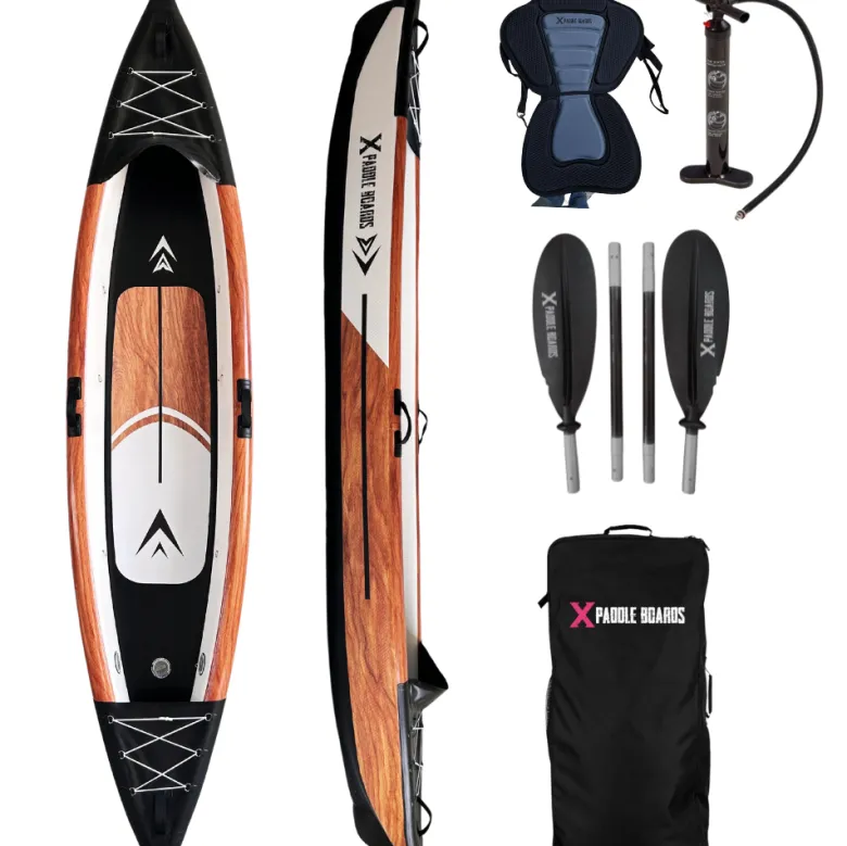 Kayak gonflable 1 places k-black