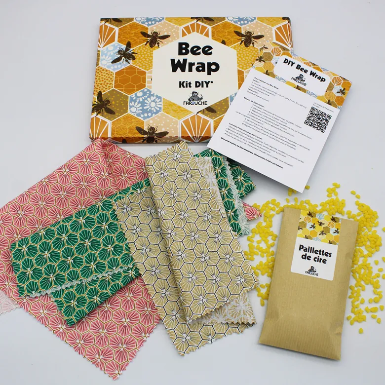 Kit 3 bee wrap a faire soi-meme