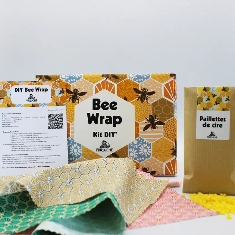 Kit 3 bee wrap a faire soi-meme