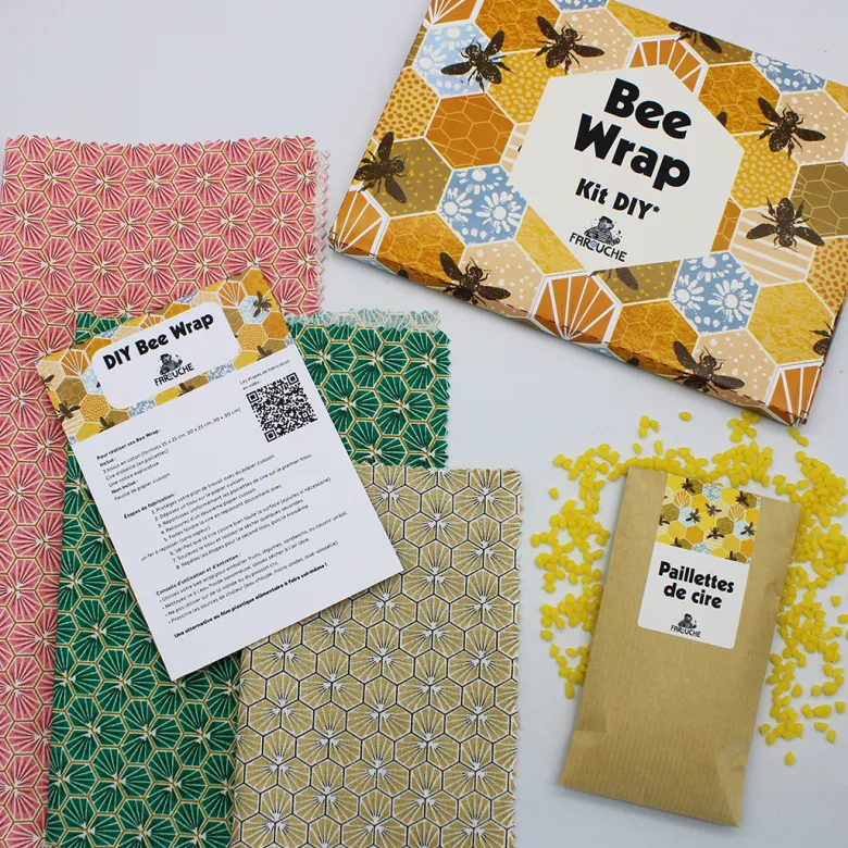 Kit 3 bee wrap a faire soi-meme