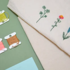 Kit broderie sur tote bag
