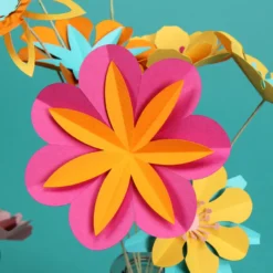 Kit créatif bouquet de fleurs en papier