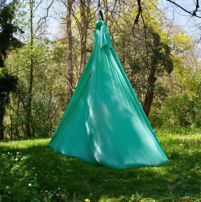 Kit de yoga aérien vert calanque