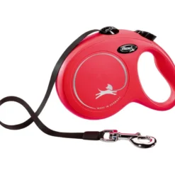 Laisse sangle 5 mètres l max 50 kg roug