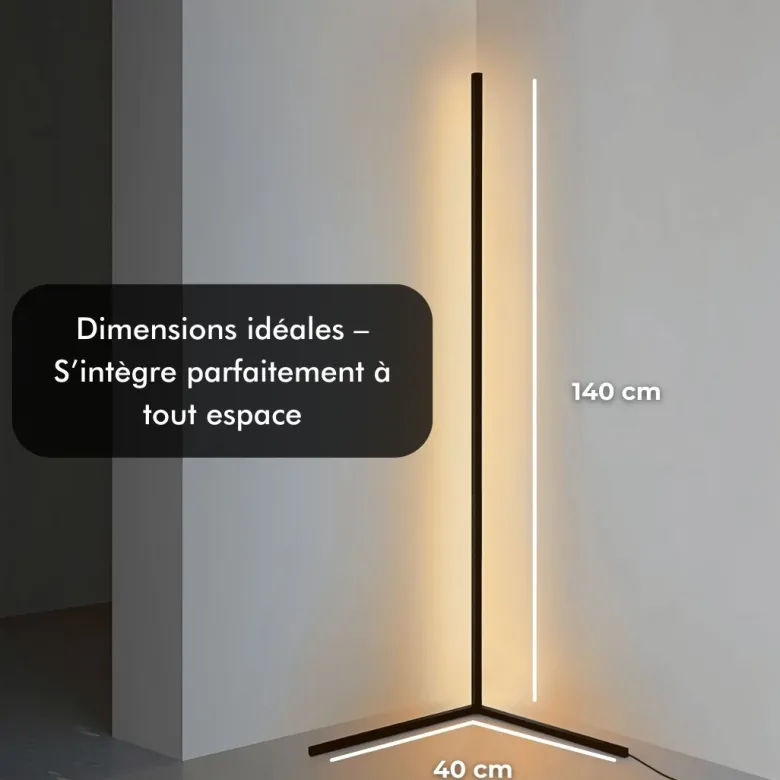 Lampadaire led - inoleds - corner blanc - dimmable