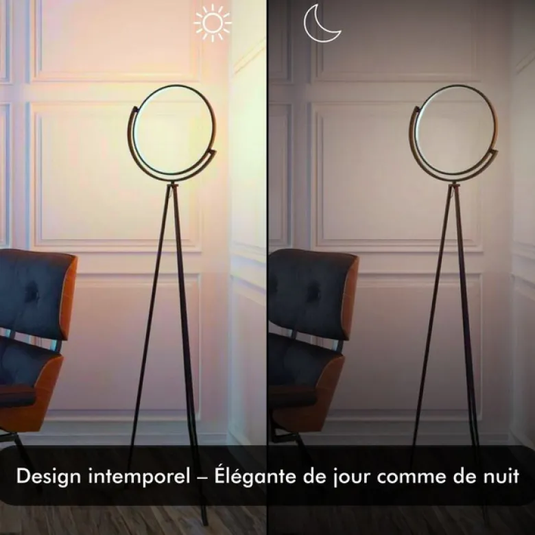 Lampadaire led - inoleds - croissant de lune