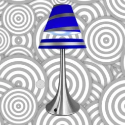 Lampe en lévitation althuria bleue grand
