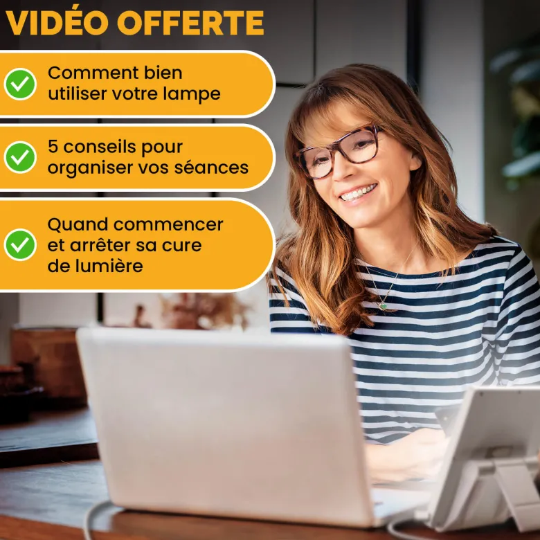 Lampe luminothérapie 10000 lux usb