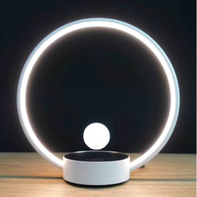 Lampe à lévitation design circlo blanc