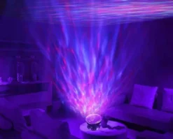 Lampe veilleuse projecteur musical océan
